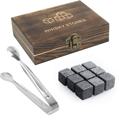 Dailygoody - Whisky Stenen Cadeauset - Geschenkdoos - Koel Whisky - 9