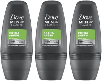 Dove Men+Care Deodorant Roller Extra Fresh 3 x 50 ml - Voordeelverpakking