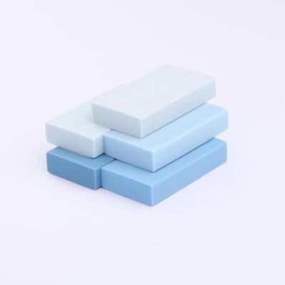 Grote Gummen - Potloodgummen set - Fouten corrigeren - Gedempte kleuren - 5 stuks - Meerkleurig