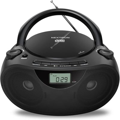 Draagbare Boombox met Bluetooth, CD-speler, FM/AM Radio en USB - Stereo Geluid