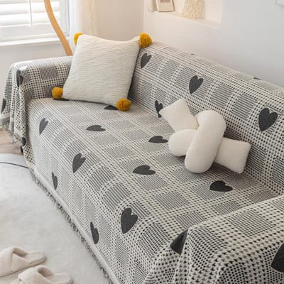 Chenille Sofa Handdoek Ins Stijl Vierseizoenen Universele Sofa Hoes Anti-kattenklauw Scandinavische Woonkamer Antislip Sofa Hoes 180*130cm