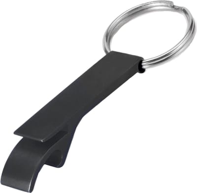 Sleutelhanger Bieropener Bier Opener Sleutelhanger - Flesopener Sleutelhanger Zwart