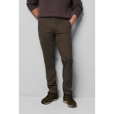 Meyer Broek M5 Chino Micro Structure Organic Cotton Blend Comfort Stretch Dark Brown / male