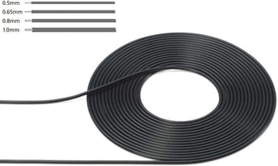 Tamiya Modelbouwdecoratie - 12675 Cable - Dia 0,5 mm / 2m Long Kabel(s)