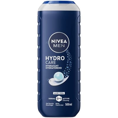 NIVEA MEN Protect & Care Douchegel Mannen - 3-in-1 Shower Gel met Aloë Vera - Shampoo - 500ml
