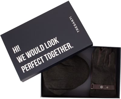 TRESANTI | DEMPSEY I Giftset flatcap and gloves | groen