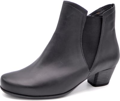 Durea Dames Enkellaars - 9488-878-6139 Zwart - Wijdte K - Maat 3 (36)