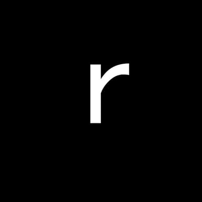 Huisnummer sticker - r - wit - 4 cm - letter - brievenbussticker – cijfersticker - plakletter