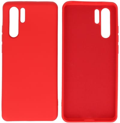 Hoesje Geschikt voor de Huawei P30 Pro - Fashion Color Backcover Telefoonhoesje - Rood