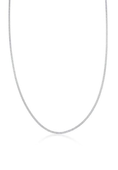 KUZZOI - Halsketting - Heren-Solid Basis Modern in 925 Sterling Zilver - Heren