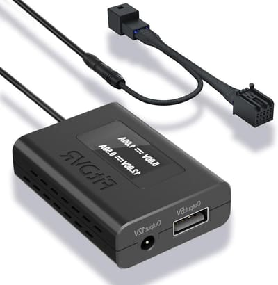 Dashcam Stroomadapter - 10-Pin Connector - Auto Camera Voeden - LED Display - 18.7 cm - Zwart
