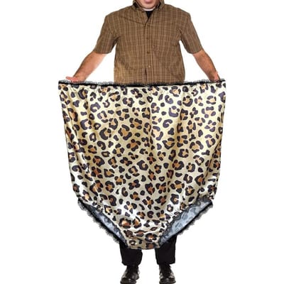 1PCS Big Mom ondergoed Funny Gag Gift oversized gigantische oma slipje voor vrouwen beige