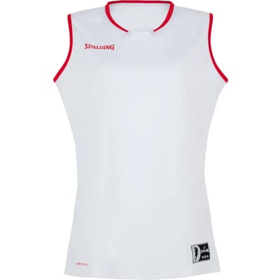 Spalding Move Basketbalshirt Dames - Wit / Royal | Maat: 40
