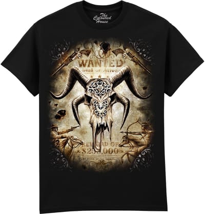 Skull Wanted The Coloured House T-shirt M