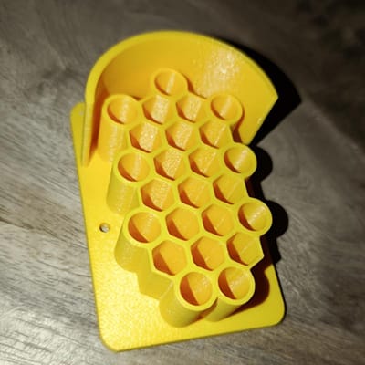 3D Geprint Solitair Honingraat Huis Nestelapparaat voor Wilde Bestuivende Bijen Bijen Hostel Buitenlandschap Ecologische Decoratie yellow