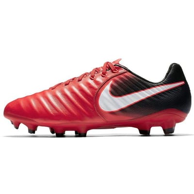 Chaussure de Football Nike Tiempo Legacy 3 FG Homme Baskets Rouge Rouge Université Blanc-Noir 897748-616 41