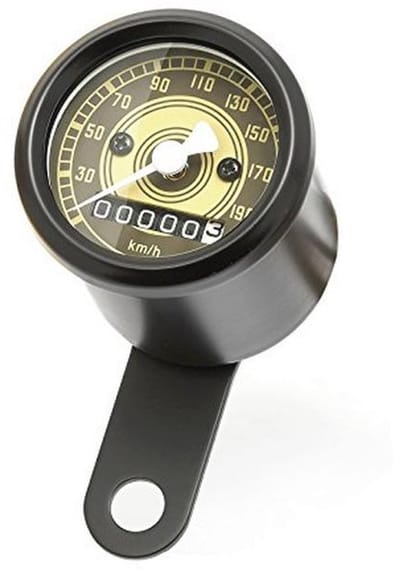 Mini Snelheidsmeter 48 mm Vintage Stijl voor Custom Bikes