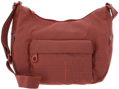 MANDARINA DUCK schoudertas MD20 Shoulderbag Pecan Nut lichtrood