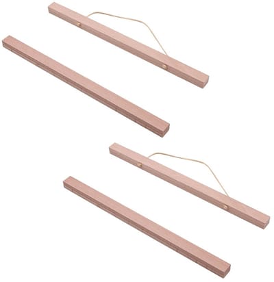Dailygoods- Posterlijst 30 cm - Houten Magnetische Posterlijst - Set van 2 - Wanddecoratie - Feestdagen - Duurzaam Beukenhout