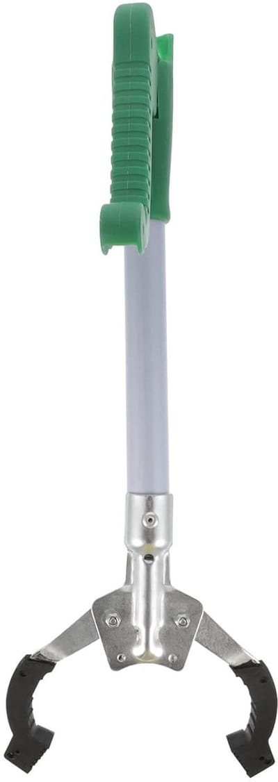 Prullenbak Grijper - Ophaalhulp Tool - Afval Verzamelen - Ergonomisch Ontwerp - 40 cm Lengte - Zilver