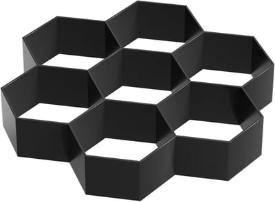 Beton Vorm - Tuinpad Sjabloon - Eigen Pad Maken - Herbruikbaar Duurzaam Kunststof - 29 x 28 x 44 cm
