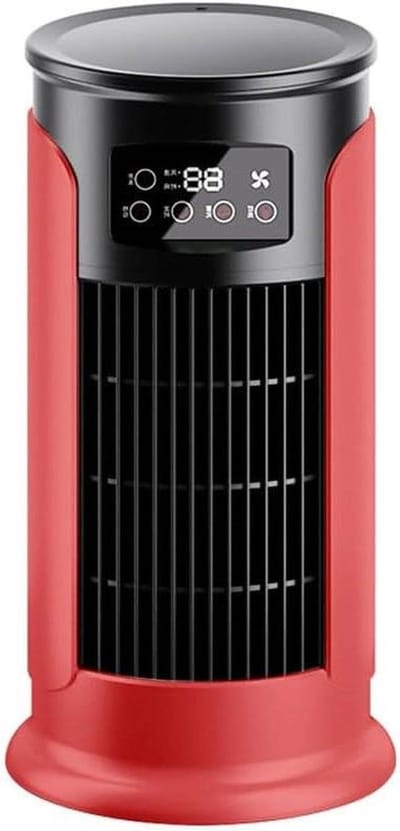 Mobiele airco - Persoonlijke koeler - Ruimte verkoelen - 6-in-1 functie - 1200 ml tank - Rood