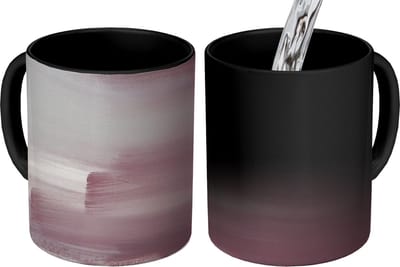 Magische Mok - Foto op Warmte Mokken - Koffiemok - Schilderij - Olieverf - Abstract - Magic Mok - Beker - 350 ML - Theemok