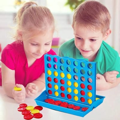 Gemaakt - Line-Up 4 - bordspel met opbergvak - 1 stuk - voor 4 op een rij spelen