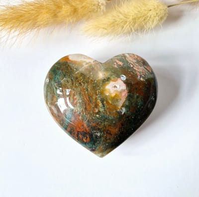 Druzy Rode Mosagaat Hart 6-8cm – #44 (perfect voor Valentijn)