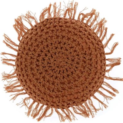 Unique Living - Kussen Tufo 45cm Ø Camel