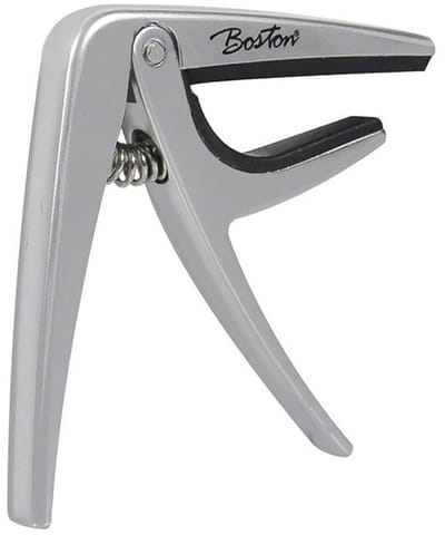 Capo voor Akoestische/Elektrische Gitaar Chroom BC-85-TI Boston