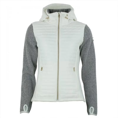Gewatteerde fleece met capuchon voor dames Peak Mountain