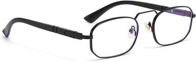 Bril met Blauwlichtfilter - Computerbril Gaming - Ogen Beschermen - Vierkant Metalen Frame - Uniseks Volwassene - Niet gespecificeerd