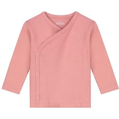 Prénatal newborn overslagshirt rib Dark Pink 44 dames