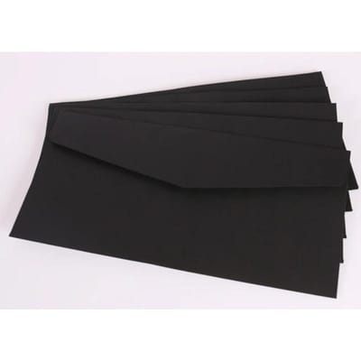 10 stuks Klassieke Papieren Enveloppen Wit Zwart Kraft Blanco Papier Venster Enveloppen Huwelijksuitnodigingsenvelop Geschenk Envelop