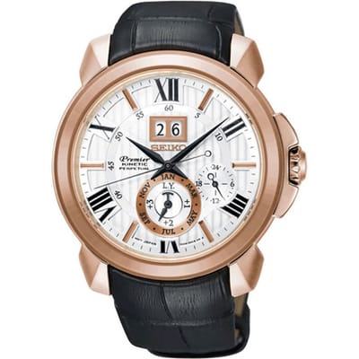 Seiko SNP150P1 Horloge Heren Kinetic 43mm