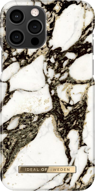 iDeal of Sweden iPhone 12 - 12 Pro Backcover hoesje - Fashion Case - Calacatta Golden Marble