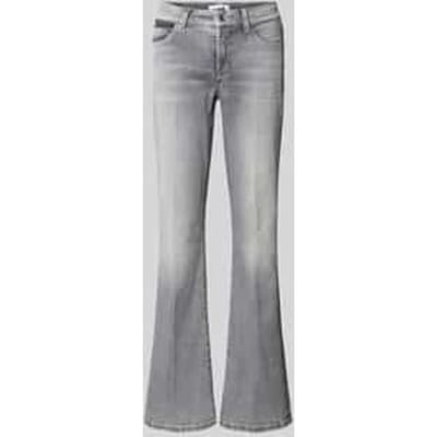 Flared jeans met siersteentjes in 5-pocketmodel model 'PARIS'