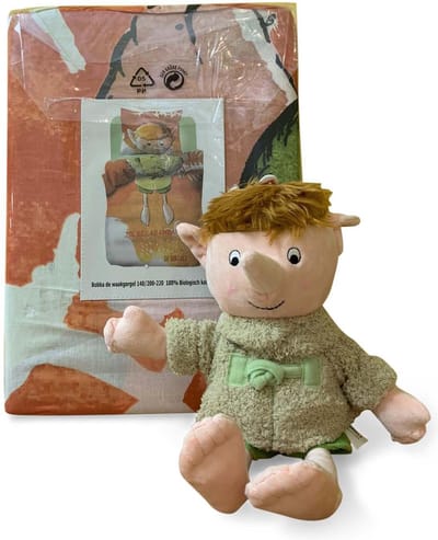 De Gorgels Bobba - voordeelpakket met dekbed Waakgorgels + knuffelpop