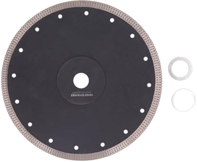 Tegelzaagblad - Cirkelzaagblad - Precisie snijden - Duurzaam materiaal - 230 mm - Zwart