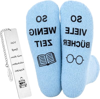 Boekenkousen met Grappige Spreuken en Metaal Boekenlegger - Perfecte Spirituele Cadeaus voor Boekliefhebbers, Leraren en Verjaardagen