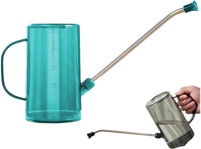 Gieter Lange Uitloop - Water Gieter - Kamerplanten Verzorgen - Precisie Roestvrij Staal - 1 Liter - Hemelsblauw