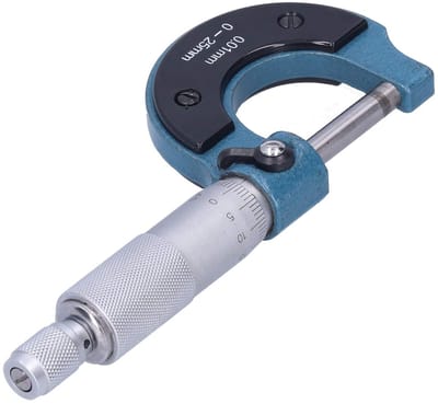 ONF3 - Professionele Diktemeter - Buitenschroefmaat - 0-25 mm Bereik - Nauwkeurigheid 0,01 mm - Schroefmaatmeetinstrument - Geschikt voor Techni...