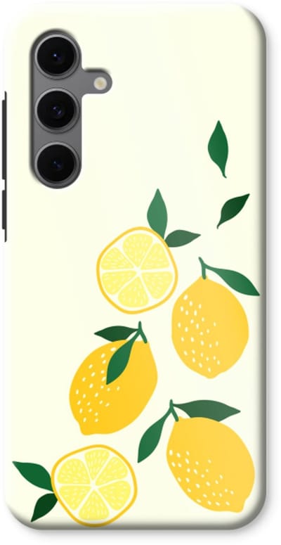 Case Company® - Hoesje geschikt voor Samsung Galaxy S24 FE hoesje - You're my lemon - Tough Case - Maximale Bescherming alle Kanten en Schermrand