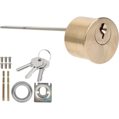Koperen Veiligheidsslot Rond Anti-Diefstal Binnendeur Mechanisch Slotcilinder voor IJzer Hout Veiligheid beige
