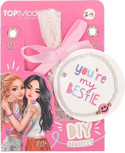 Depesche - TOPModel DIY armbanden Pearlsonals - mot. 24 - you're my BESTIE