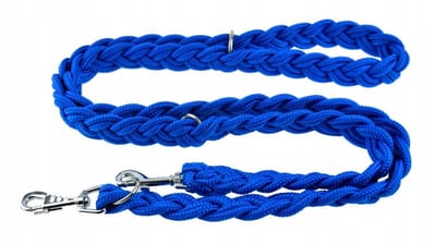 Champion Gevlochten Hondenlijn 2.5m Verstelbaar Blauw