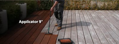 Wovar Olie Applicator 9 met Pad voor Exterior oil buiten