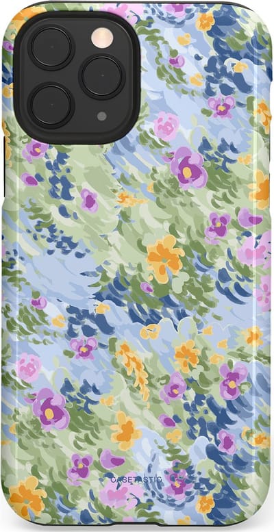 Casetastic Hoesje Geschikt voor Apple iPhone 11 Pro - Stijlvolle Beschermende Duo-layer Case - Vijver briesje