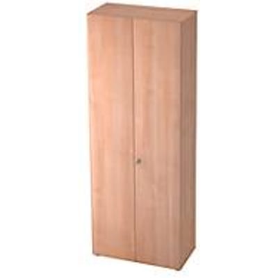 Kast TOPAS LINE, Garderobekast, 6 ordnerhoogten, B 800 mm, notenboom